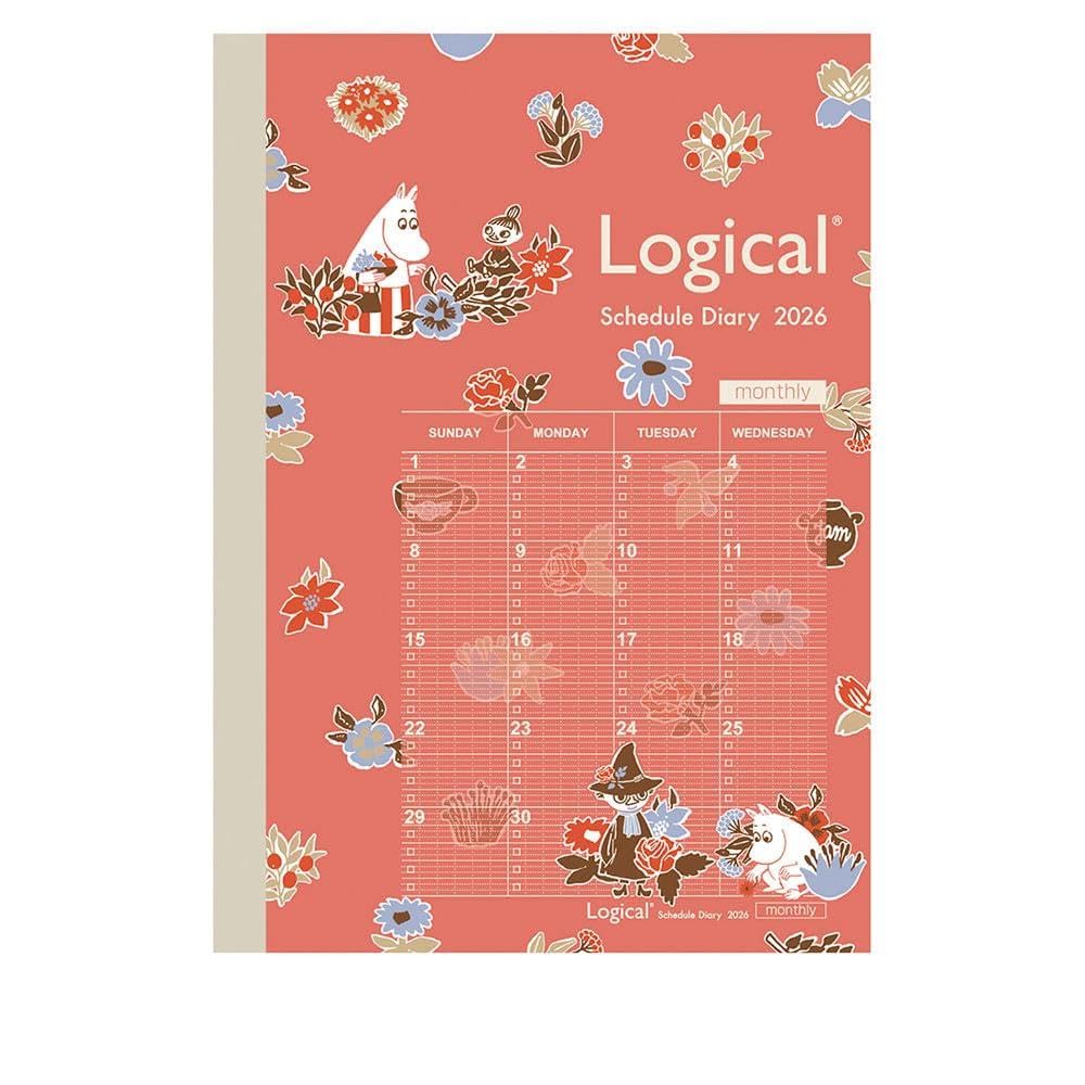 Amazon.co.jp: 【2026年度版 手帳】 ナカバヤシ ロジカルダイアリー